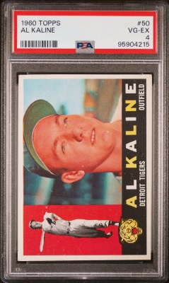 1960 TOPPS 50 KALINE PSA 4