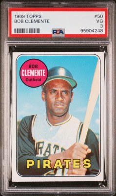 1969 TOPPS 50 CLEMENTE PSA 3