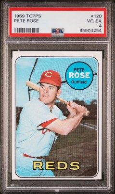 1969 TOPPS 120 ROSE PSA 4
