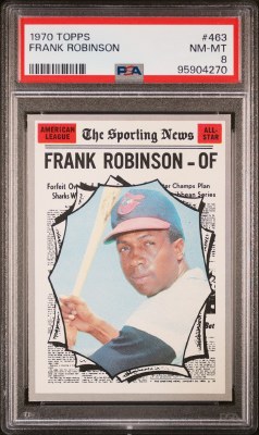 1970 TOPPS 463 ROBINSON PSA 8