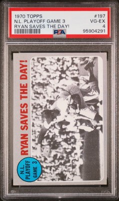 1970 TOPPS 197 RYAN PSA 4