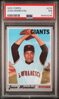 1970 TOPPS 210 MARICHAL PSA 7