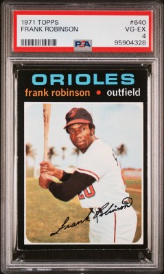 1971 TOPPS 640 ROBINSON PSA 4