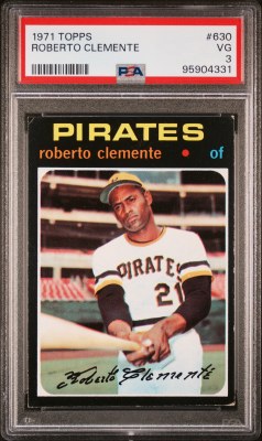 1971 TOPPS 630 CLEMENTE PSA 3
