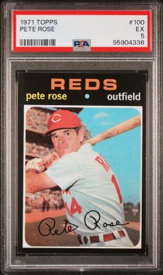1971 TOPPS 100 ROSE PSA 5