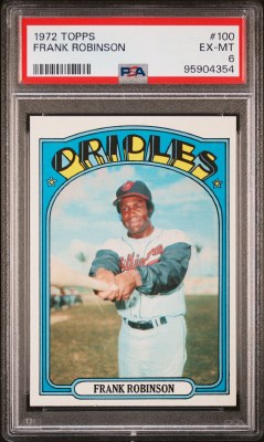 1972 TOPPS 100 ROBINSON PSA 6