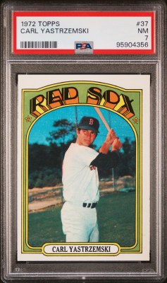 1972 TOPPS 37 YAZ PSA 7