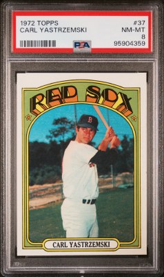 1972 TOPPS 37 YAZ PSA 8