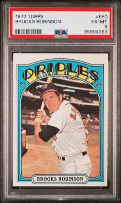 1972 TOPPS 550 ROBINSON PSA 6