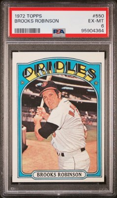 1972 TOPPS 550 ROBINSON PSA 6