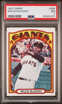 1972 TOPPS 280 MCCOVEY PSA 7