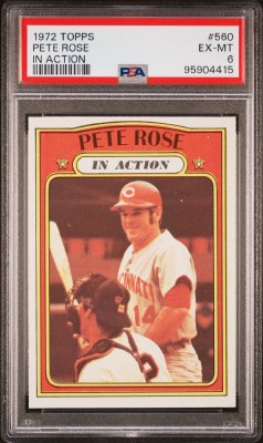 1972 TOPPS 560 ROSE PSA 6