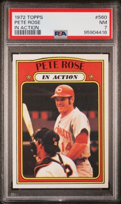 1972 TOPPS 560 ROSE PSA 7