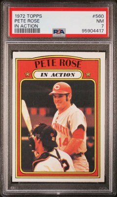 1972 TOPPS 560 ROSE PSA 7