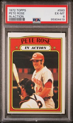 1972 TOPPS 560 ROSE PSA 6