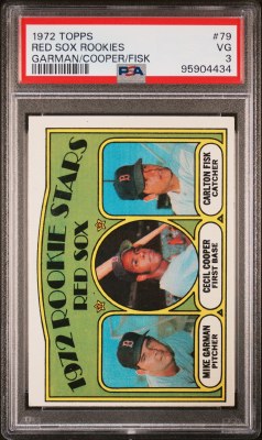 1972 TOPPS 79 FISK PSA 3