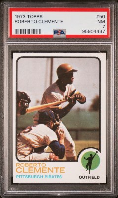 1973 TOPPS 50 CLEMENTE PSA 7