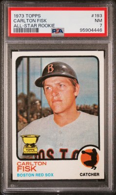 1973 TOPPS 193 FISK PSA 7