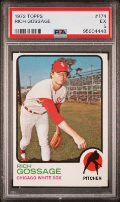 1973 TOPPS 174 GOSSAGE PSA 5
