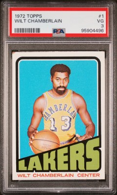1972 TOPPS 1 CHAMBERLAIN PSA 3