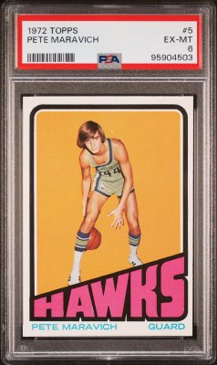 1972 TOPPS 5 MARAVICH PSA 6
