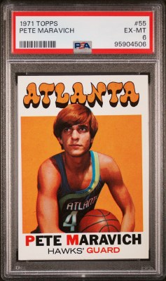 1971 TOPPS 55 MARAVICH PSA 6