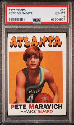 1971 TOPPS 55 MARAVICH PSA 6