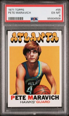 1971 TOPPS 55 MARAVICH PSA 6