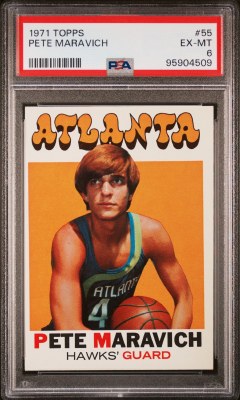 1971 TOPPS 55 MARAVICH PSA 6