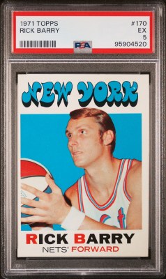 1971 TOPPS 170 BARRY PSA 5