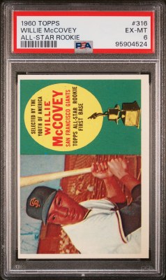 1960 TOPPS 316 MCCOVEY PSA 6