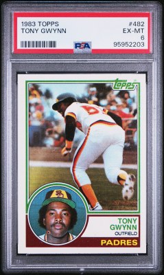 1984 TOPPS GWYNN 482 PSA 6