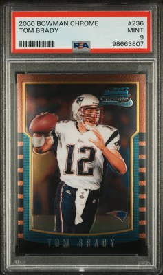 2000 BOW. CHR. 236 BRADY PSA 9
