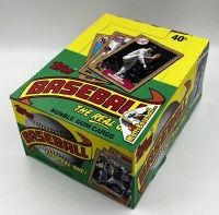 1987 TOPPS BB WAX BOX