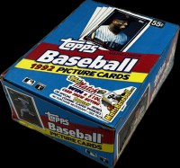1992 TOPPS BB WAX