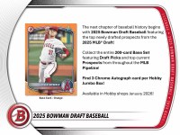 2025 BOWMAN DRAFT BB HOBBY
