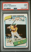 1980 TOPPS HENDERSON 482 PSA 9