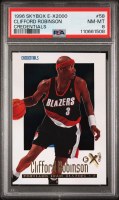 1996/97 SKYBOX EX2000 #58 CLIFFORD ROBINSON CREDENTIALS #082/499 - PSA 8