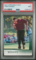 2001 UPPER DECK 1 WOODS PSA 9