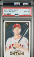 2018 TOPPS GALLERY #116 SHOHEI OHTANI PSA 10 GEM MINT!
