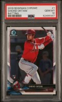 2018 BOWMAN CHROME OHTANI PSA