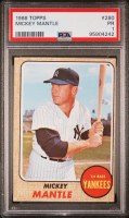 1968 TOPPS 280 MANTLE PSA 1