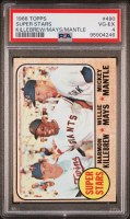 1968 TOPPS 490 KILLEBREW/MAYS/MANTLE PSA 4