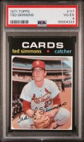 1971 TOPPS 117 SIMMONS PSA 4