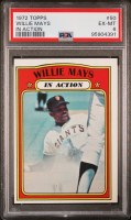 1972 TOPPS 50 MAYS PSA 6