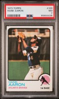 1973 TOPPS 100 AARON PSA 7