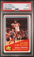 1972 TOPPS 255 ERVING PSA 6