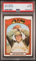 1972 TOPPS 330 HUNTER PSA 6