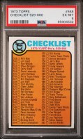 1973 TOPPS 588 CHECKLIST PSA 6