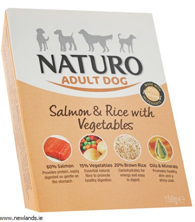 naturo salmon dog food